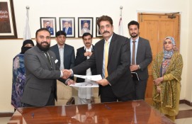 KMU and DOSTI Signs MoU to award annually all-round best medical graduate of KP