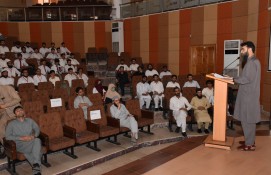 Islamic Society of Khyber Medical University (KMU) Peshawar organized Husn-e-Qirat and Naat Khawani competitions at Dr. Hafizullah Auditorium