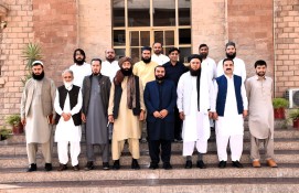 A high-level delegation of Islamic Emirate Afghanistan visits KMU