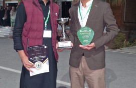 KMU-IMS clinched the first position and the overall team trophy at the All Pakistan Declamation Contest