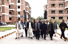 Provincial Health Minister Stresses Professionalism and Innovation in Education and Healthcare During Visit to Khyber Medical University