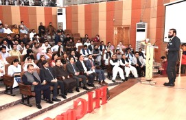 Health Minister Syed Qasim Ali Shah Advocates for Health Initiatives at Fourth International Public Health Conference